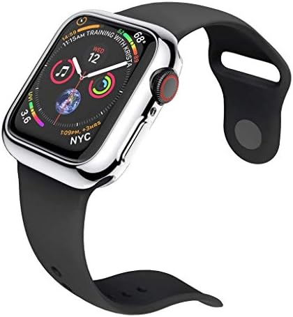מארז Hankn תואם לסדרה Apple Watch 8 7 45 ממ /סדרה 4 5 6 SE 44 ממ, TPU רך מצופה זעזועים פגוש כיסוי פגז [אין